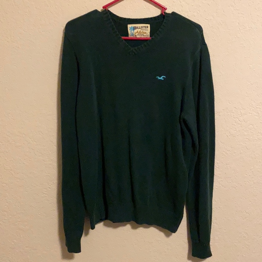 Green Hollister sweater L